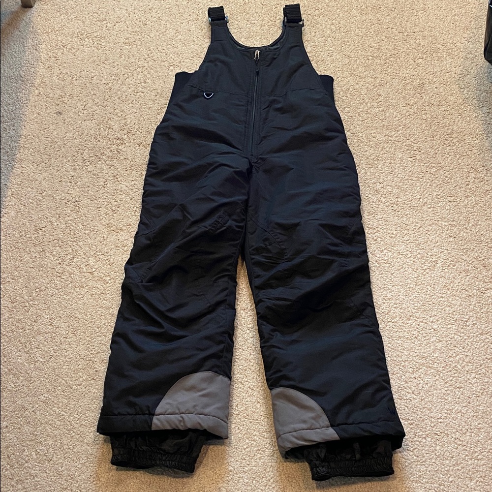 White Sierra Kids Black Snow Bib